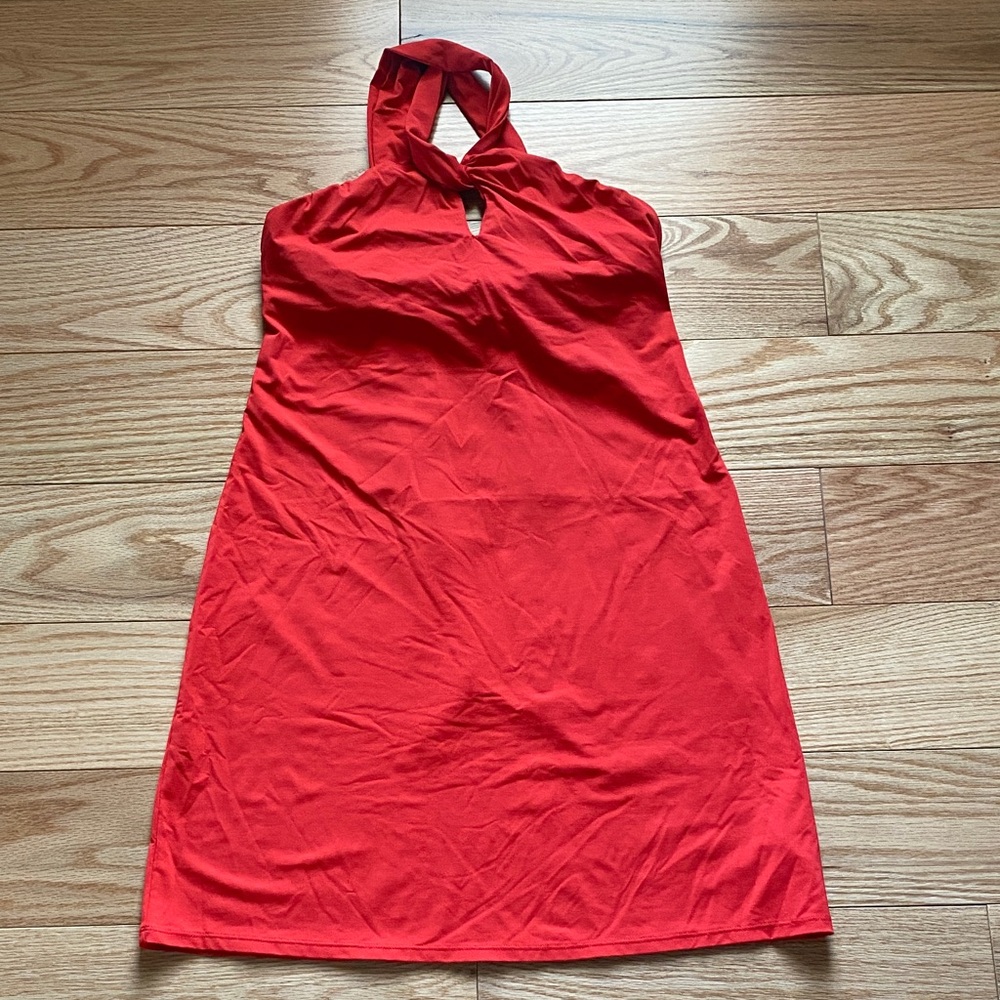 Athleta Red Swim Dress/Sun dress